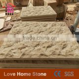 Cheap China factory supplier beige sandstone slabs for outdoor wall