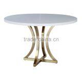 French Country Hot Sale Living Room White Marble Movable Side Table