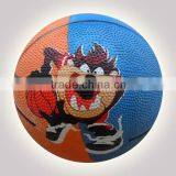 Mini Rubber Basketball for Kids thumbnail-4