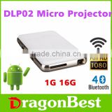 Digital Projector DLP02 android LED Lamp Smart Mini 3d Projector DLP02 android4.4