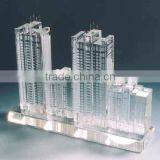 Personalized Crystal Building For Office Gifts