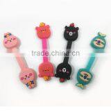Yiwu Suppliers Cartoon Cute Earphone Soft PVC Coil Winder thumbnail-3