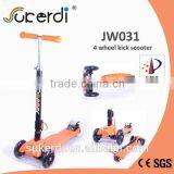 2014 new patent product high quality foldable kids kick scooter kids space scooter