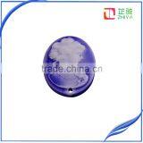 Flat Back Customized Made Colorful Resin Cameo thumbnail-5