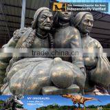 MY Dino-C074 Outdoor Playground Life Size Bronze Statues thumbnail-3
