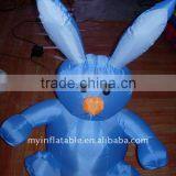 Lighted inflatable Easter Bunny decoration