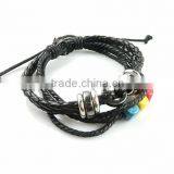 BOSHIHO Leather Braided Bracelet thumbnail-3
