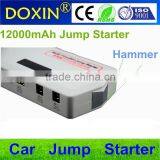 New Design Powerful Mini Auto Jump Starter Lipo Car Battery Capacity 12000mah Mini Car Jump Starter Kits