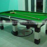 SBA Designer Wallnet Pool Table 8'x4' With Imported Italian Slates