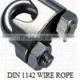 DIN 1142 GALV MALLEABLE WIRE ROPE CLIPS