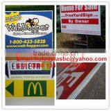 UV stable 18x24 Coroplast yard signs