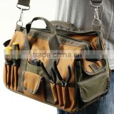 Nylon Multi Pocket Tool Bag with Shoulder Strap