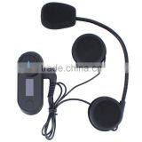 LCD Screen and FM Function,1000M 3 Riders Motorcycle Intercom BT Bluetooth Wireless Interphone Helmet Headset thumbnail-5
