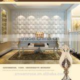 Eco-Friendly Feature and Home Theater Use Faux Leather Wall Panel Moonwave II thumbnail-2