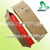 Custom print paper kraft bag/printed brown kraft paper bag/plastic lined kraft paper bag