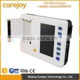 Resting 12 Lead 7 Inch 6 Channel Digital Electrocardiograph Price of ECG Machine EKG-1206A thumbnail-1