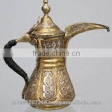 Brass Arabic Dallah Tea Coffee Pot Set Of Three Dallah, Arabic Dallah, Arabic Tea Coffee Pot