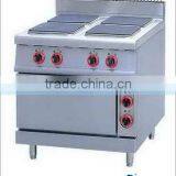 4 Square Hotplates, 1 Bakery Oven, 1 Grill - 20800 Watt, TT-WE163