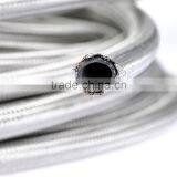 Silver Stainless Steel Braided 1500 PSI -8AN AN8 8-AN Oil Fuel Gas Hose Line