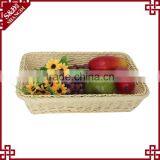 Washable Poly Rattan Cheap Price Supermarket Hotel Sundries Basket Kitchen Storage Rack