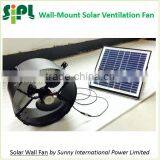 SUNNY FAN 12 Inch 15w Solar Exhaust Fan Wall Mounted Solar Powered Attic Gable Air Conditioner Ventilation Fan thumbnail-1