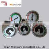 High Quality High Standard Stainless Steel Curved Rod SF6 Gas Density Gauge thumbnail-1