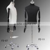 Half Body Torso Male Mannequins Dressmaker Mannequin,schaufensterpuppe Holzarm thumbnail-2