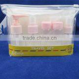 6pcs Plastic Travel Bottle Set Transparent Travel Bottle Kit thumbnail-2