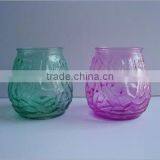 Glass Candle Holder , Glass Candle Jar , Candle Glassware
