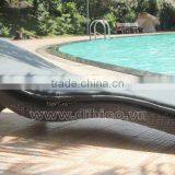 PE Rattan Sun Lounger / New Style Sunbed