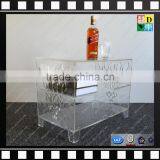 Custom Design Acrylic Book Storage Box High Quality Cheap Acrylic Storage Table for Book New Arrival Clear Acrylic Book Stand thumbnail-1