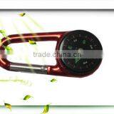 Stylish Aluminum Carabiner With Compass thumbnail-1