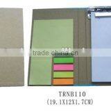 the Most Popular Recycled Notes Pad With Recycled Sticky Memo and Metal Clip for Promotion