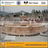 Designed Outdoor Stone Water Garden Fountain Tile Water White Marble or ODM Design as Your Order thumbnail-1