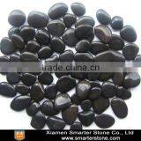 Natural Black Polished River Cobble &Pebble thumbnail-1