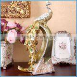2014 Home Deco Polyresin Peacock, Resin Sculpture thumbnail-1