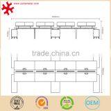 Laminated Chipboard Office Desk for Staff thumbnail-3