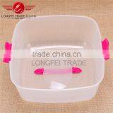 Eco-friendly 36*36*16cm Plastic Cake Storage Box With Cover/lid thumbnail-4