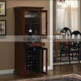 Natural Wood Grain Wine Cooler Cabinet Red Wine Storage Wine Cabinet thumbnail-3