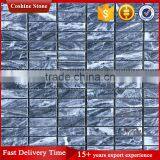 Popular Polished Oblong Shape Carrara Dark Grey Marble Mosaic Tiles thumbnail-4