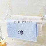 Plastic Double Towel Rack With Sucker thumbnail-1