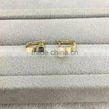 2016 AAA 6.5-7mm Akoya Pearl With 18k Yellow Gold Earring thumbnail-3