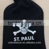 Black Mummy Hot Water Bottle With Cover thumbnail-1