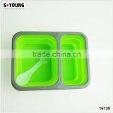 16129 Collapsible Silicone Kids Food Storage Box thumbnail-1