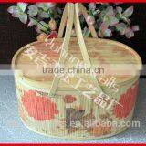 2015 New Bamboo Picnic Basket thumbnail-1
