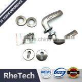 2017 Pop European Solid Hollow Stainless Steel 304 Tube Hotel Passage Keyless Door Lock thumbnail-1