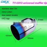 Auto Universal Colour Stainless Steel Muffler Exhaust Tips