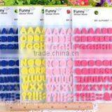 3D Self-adhesive Crystal Letter Stickers