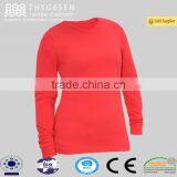 Multi Color Long Sleeve T Shirt Women Slim Fit