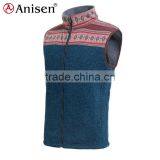Apparel Manufacturer Printing Custom Knit Fleece Women Vest thumbnail-5